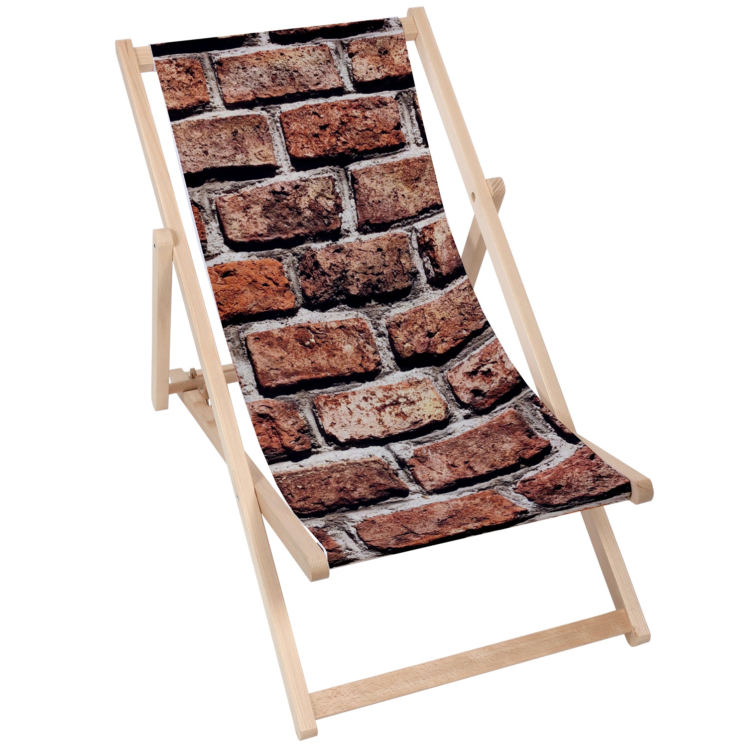 Drevený stolík Red Brick-30x40 CM