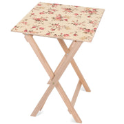 Stolik drewniany Romantic Flowers-50x50 CM