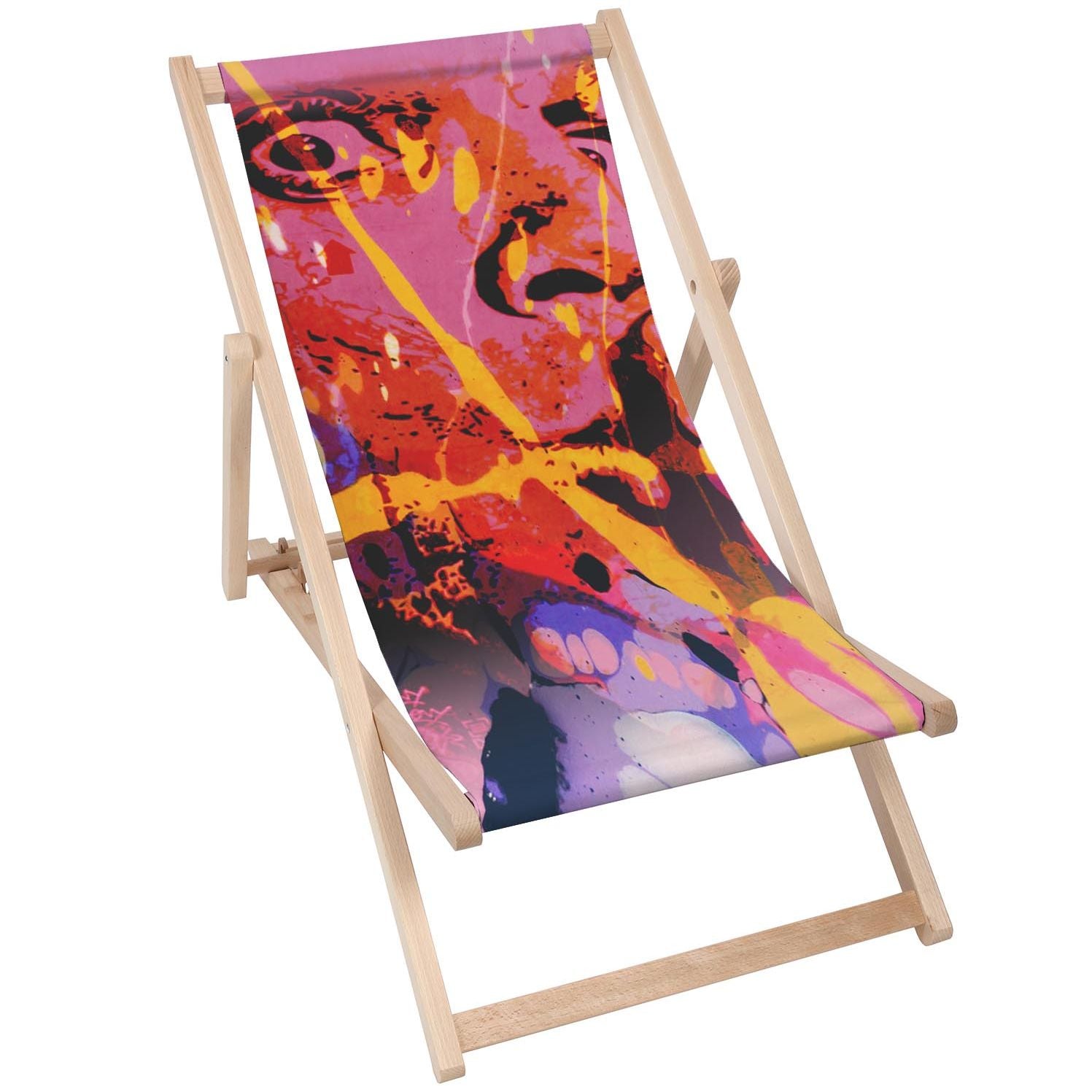 Dřevěný stolek Silence Please-50x50 CM