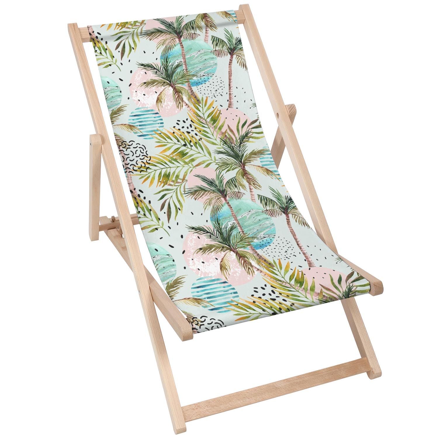 Wooden Table Summer Palm-30x40 CM