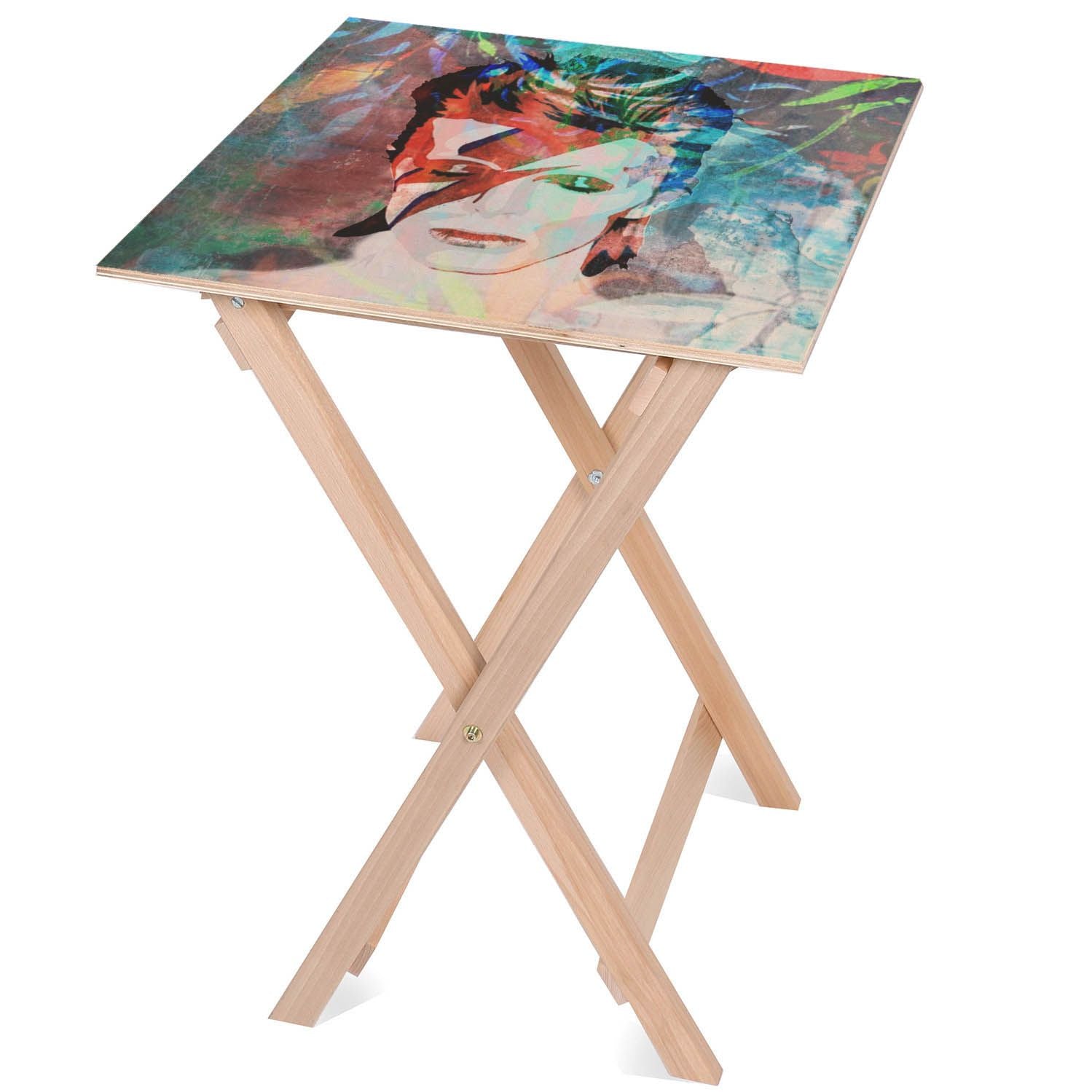 Stolik drewniany Tropical David-50x50 CM