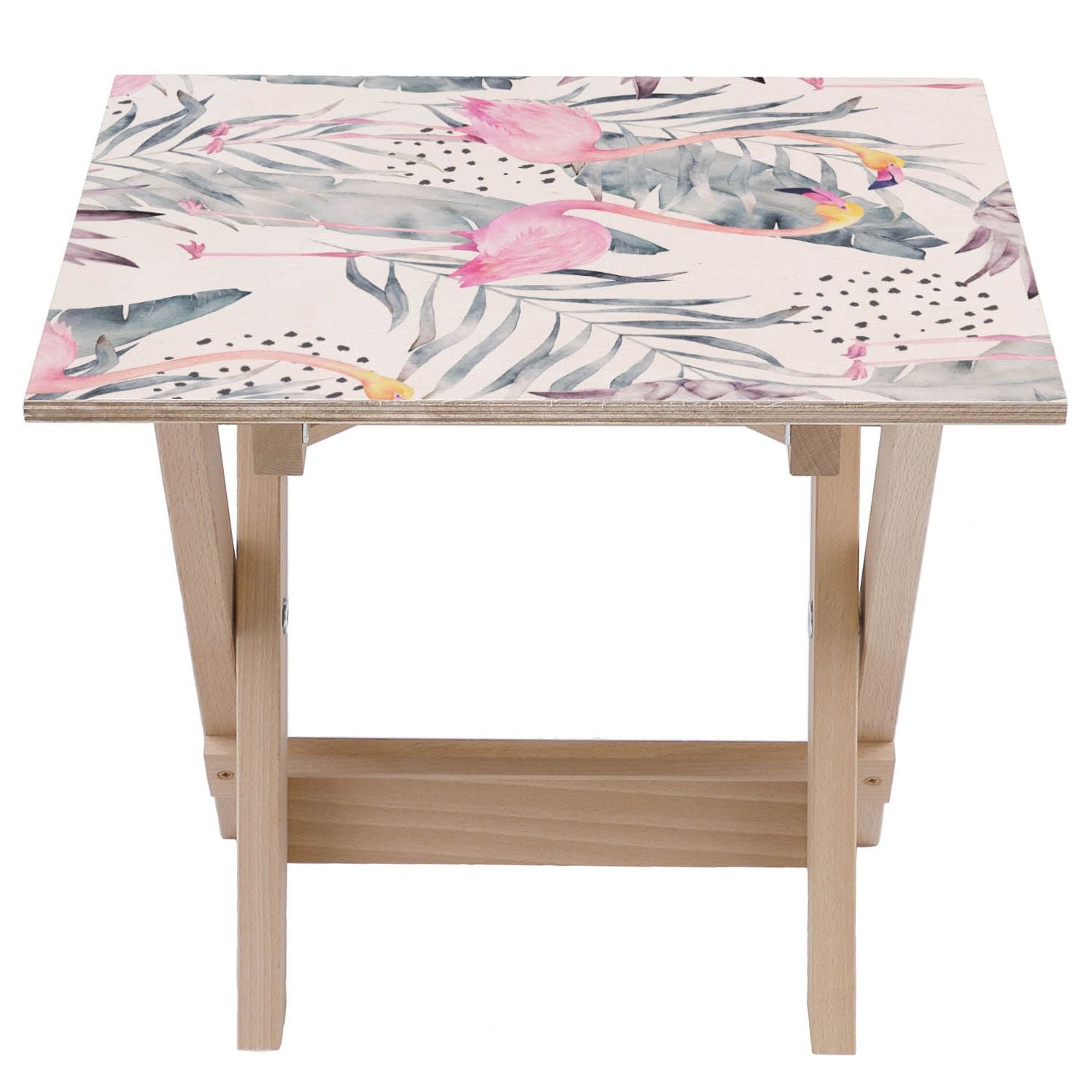 Wooden Table Tropical Flamingo-30x40 CM