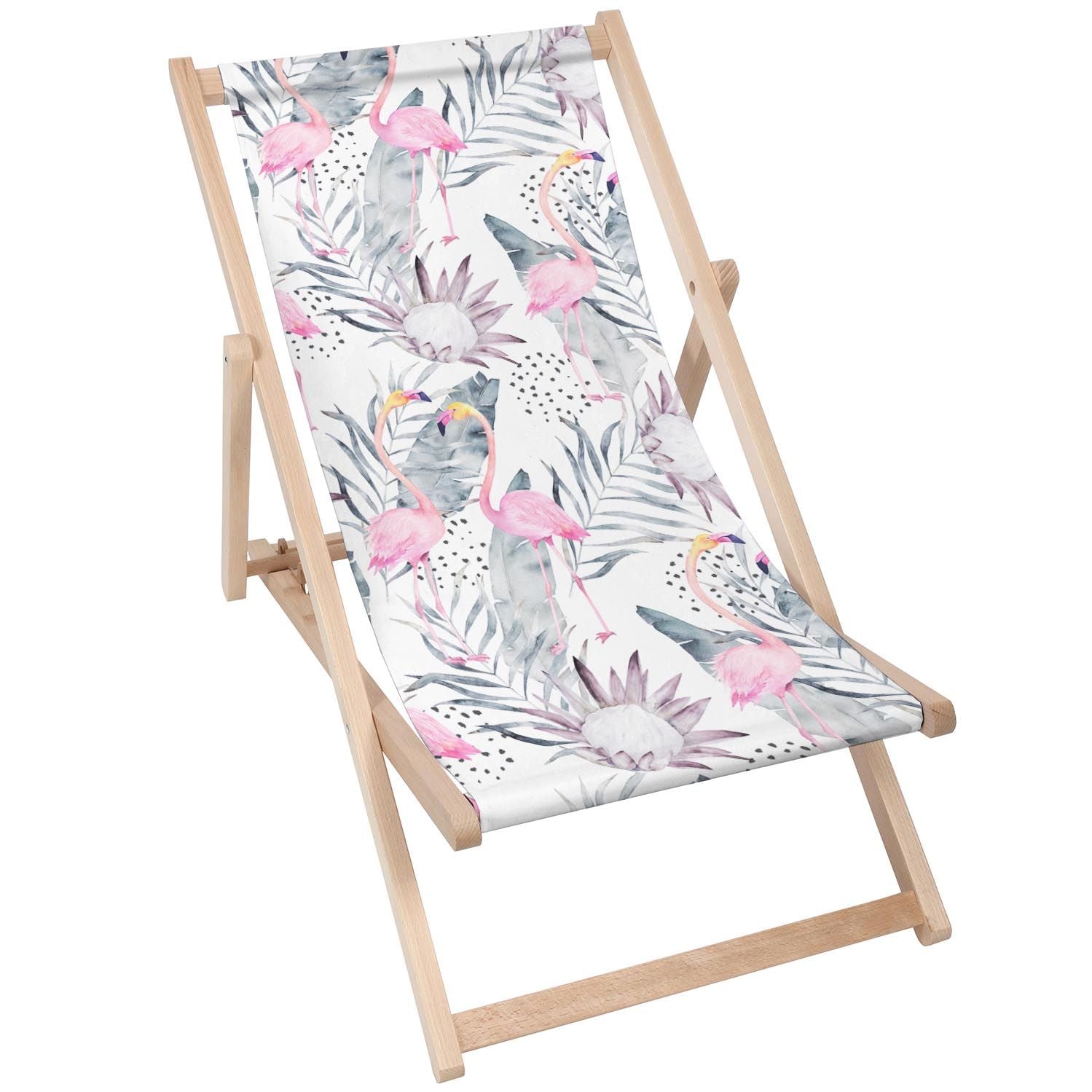 Wooden Table Tropical Flamingo-30x40 CM