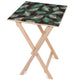 Holztisch Turquoise Feathers