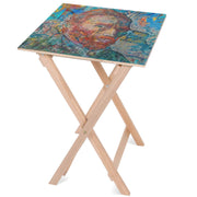 Wooden Table Van Gogh Blue-30x40 CM