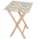 Stolik drewniany Green on White-50x50 CM