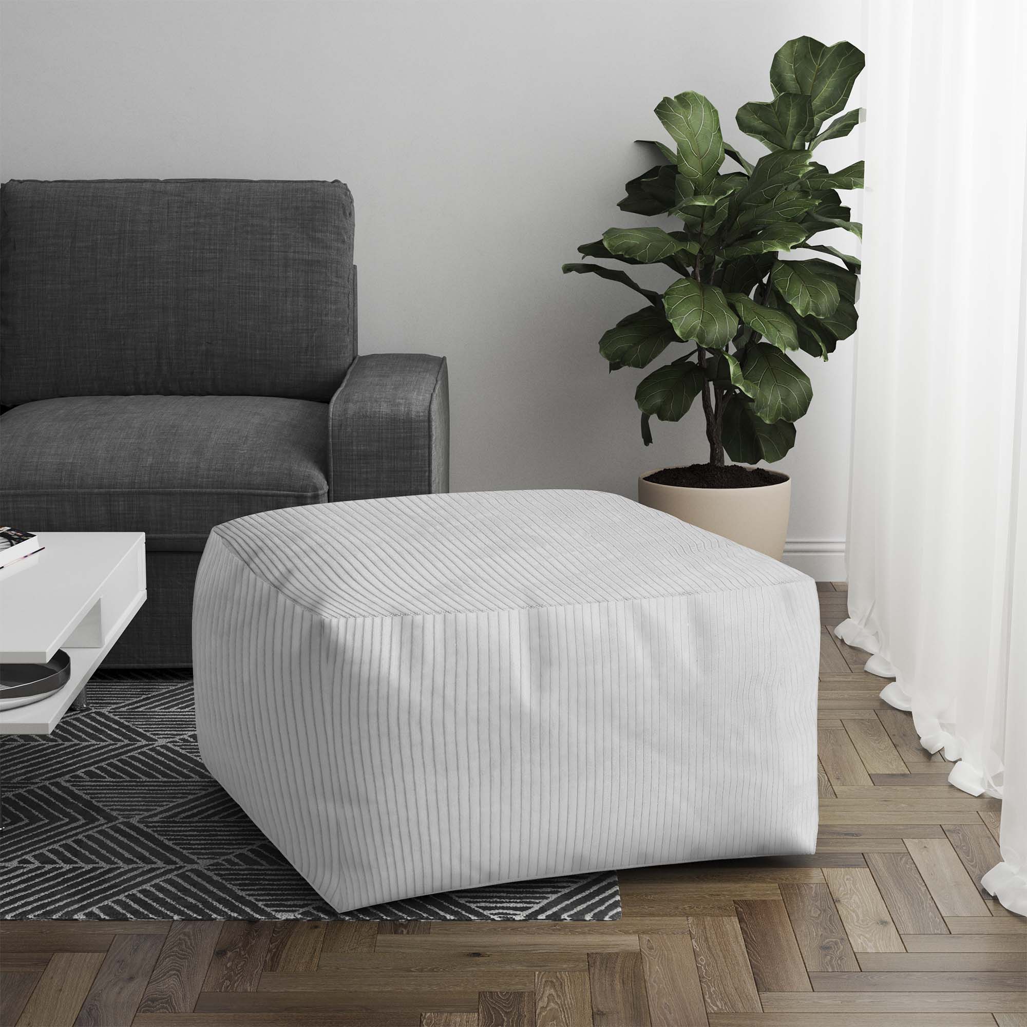 Puf Comfort Storm Šedý