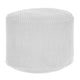 Round pouf footstool Lincoln Storm Gray-S