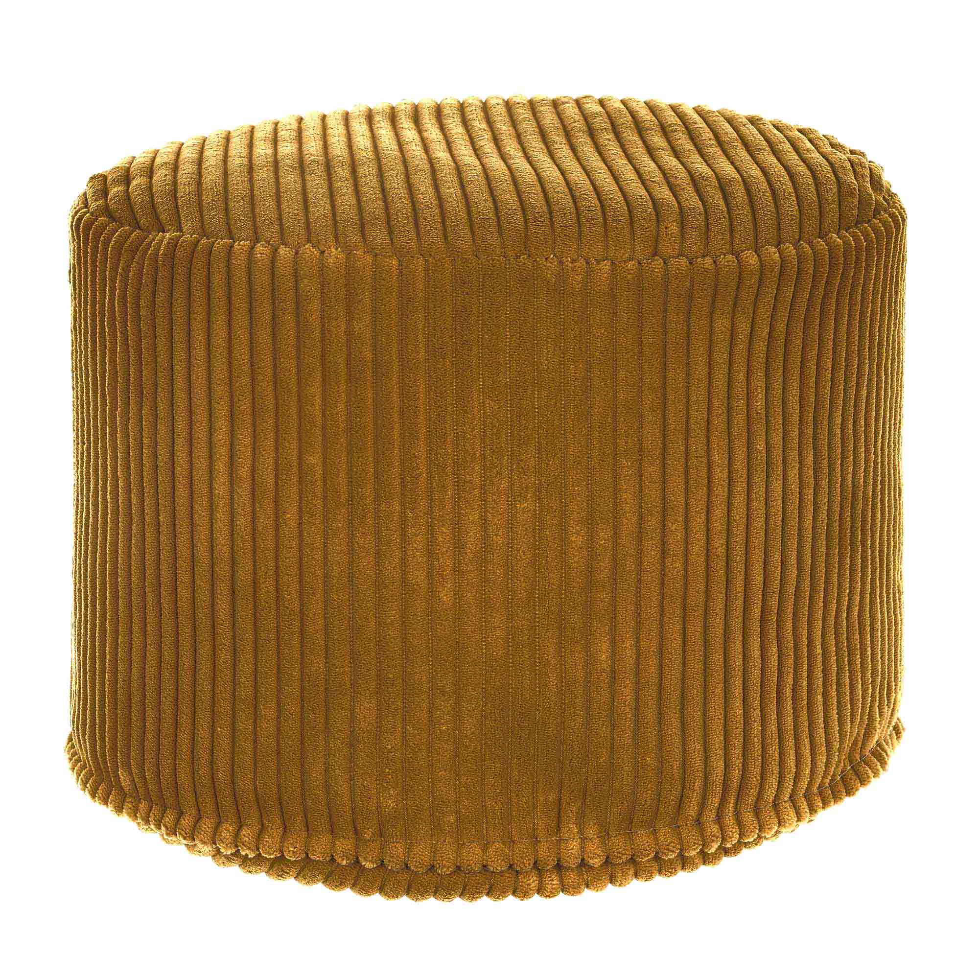 Okrúhly puf podnožka Lincoln Sugar Cookie-S