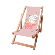Liegestuhl aus Holz Sweet Cats