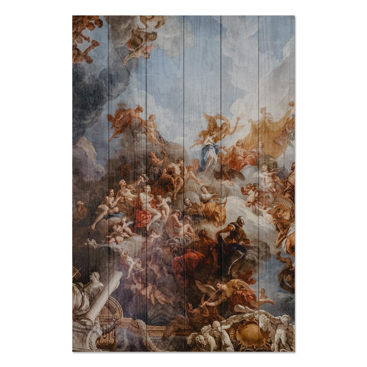 Obraz Wood Dílo Michelangela-50x70 cm