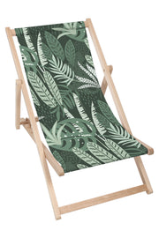 Dřevěné lehátko Tropical Green Jungle