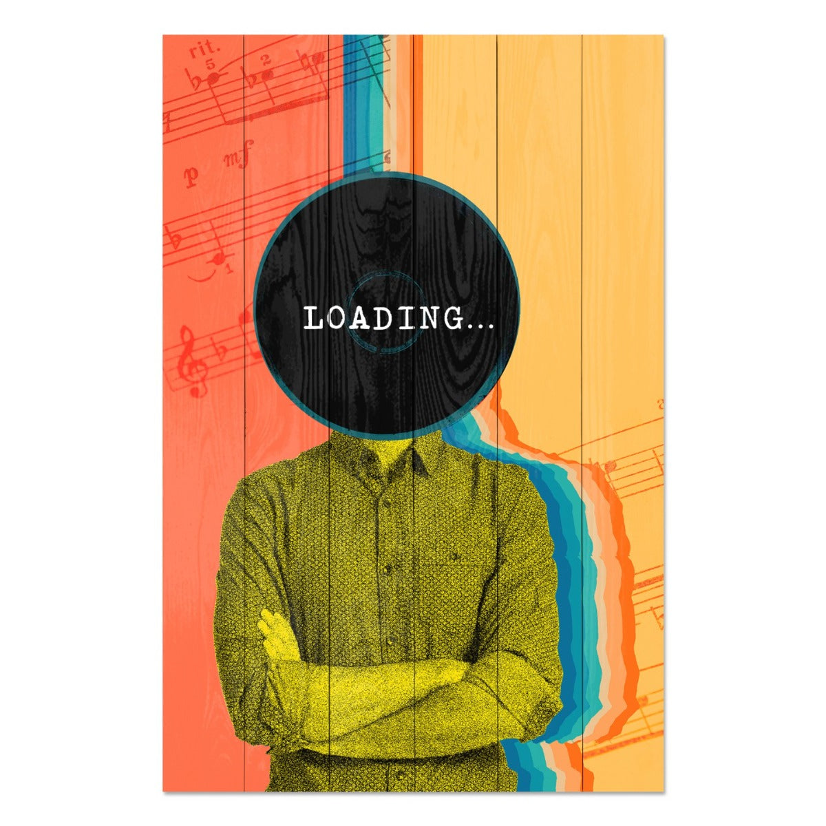 Obraz Wood Vintage Loading-40x60 cm