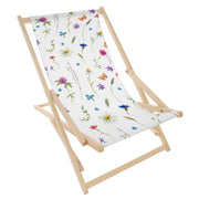 Schaukel-Liegestuhl Aquarell Wilde Blumen