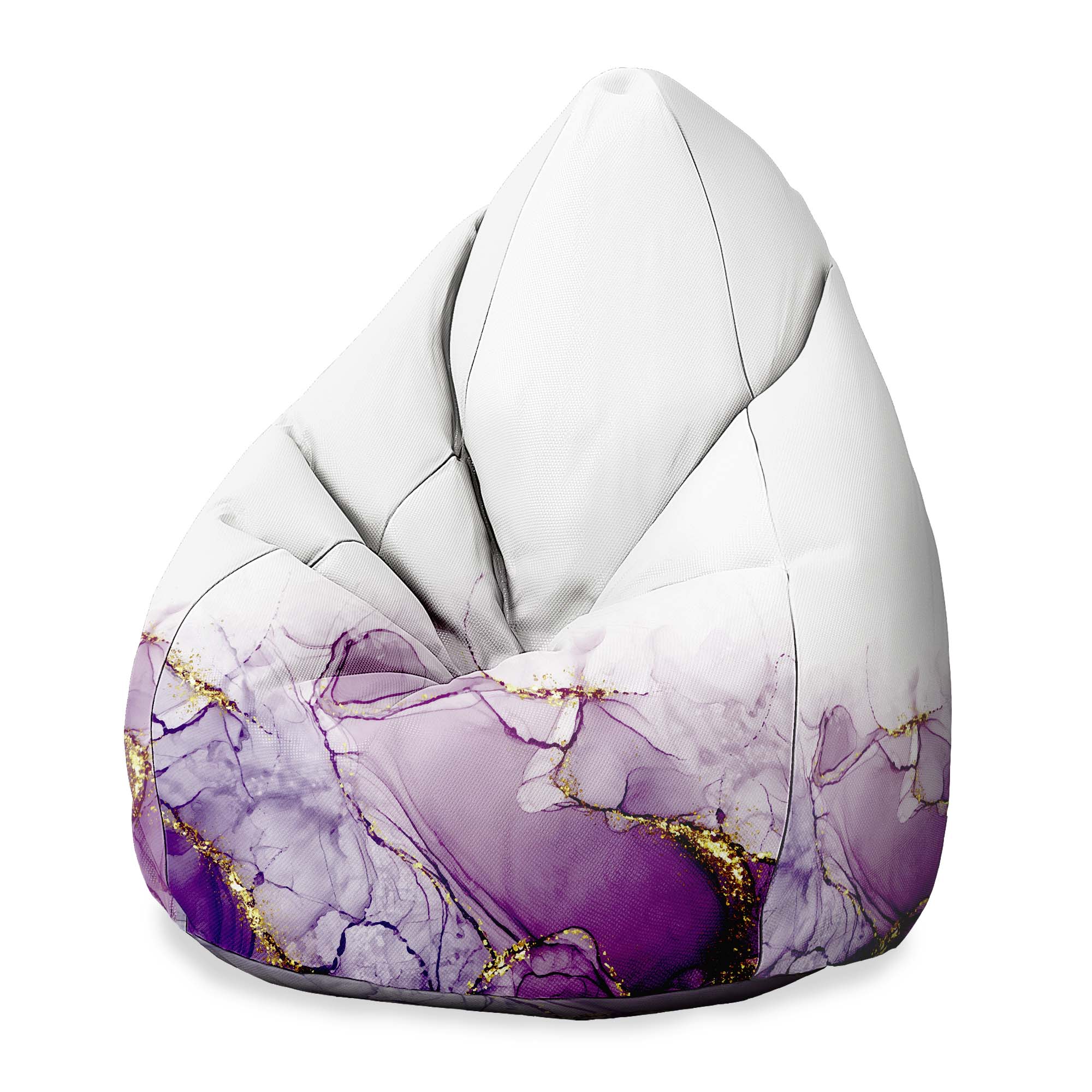 Puf Pearshape Watercolor Abstract Violet-S-Oxford