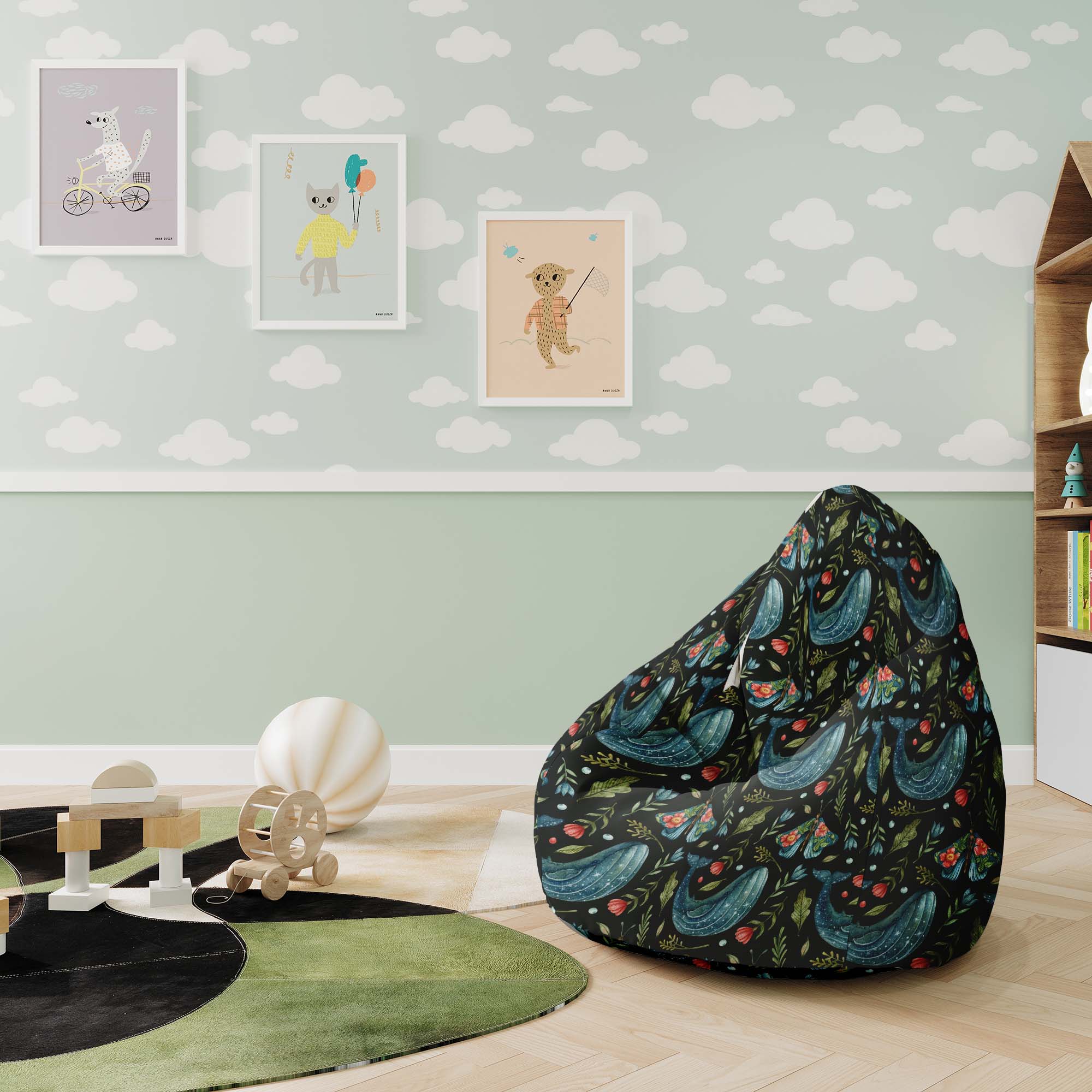 Puf Pearshape Whale and Fairy