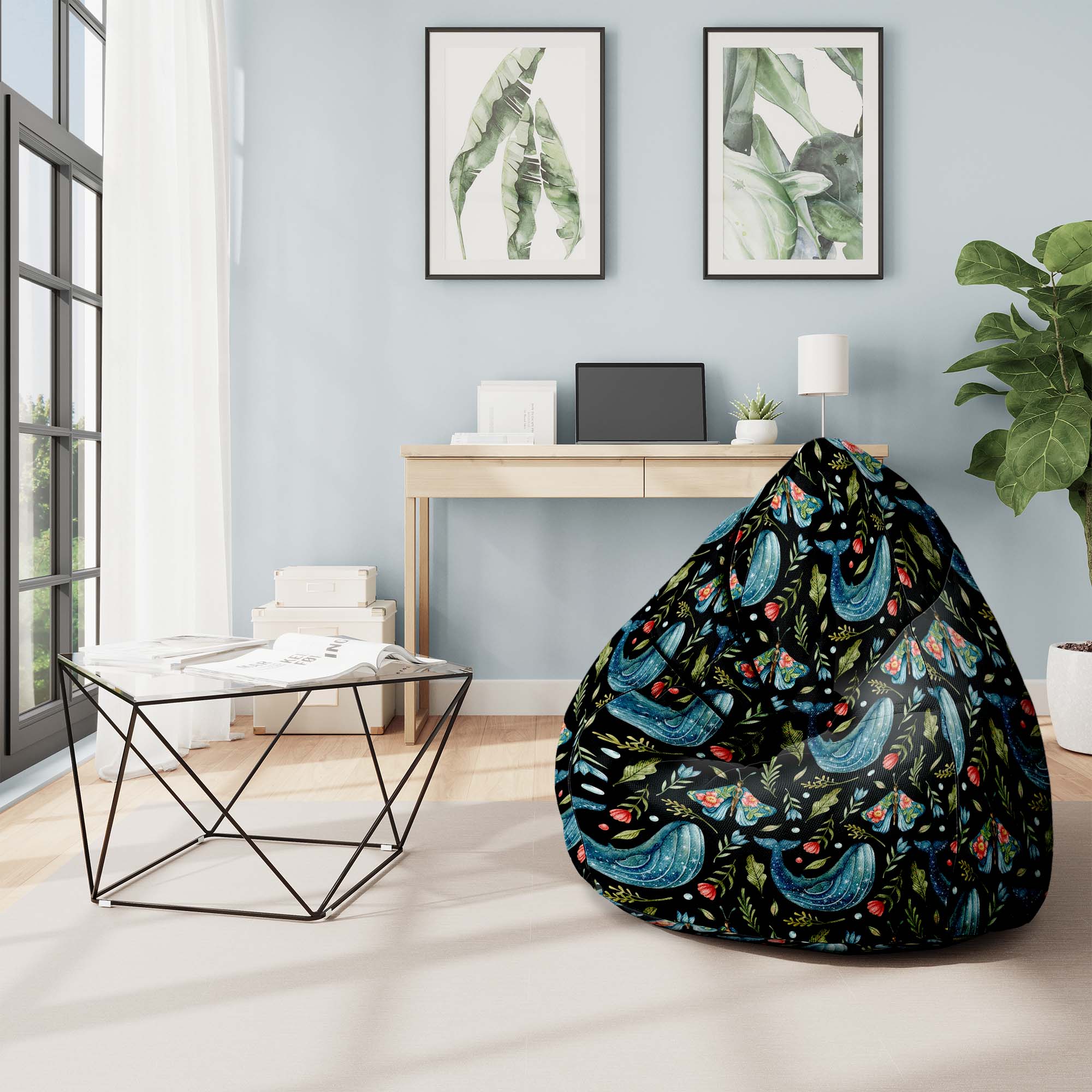 Puf Pearshape Whale a Fairy-S