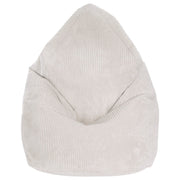 Sedací vak Pearshape Lincoln White Dove-M