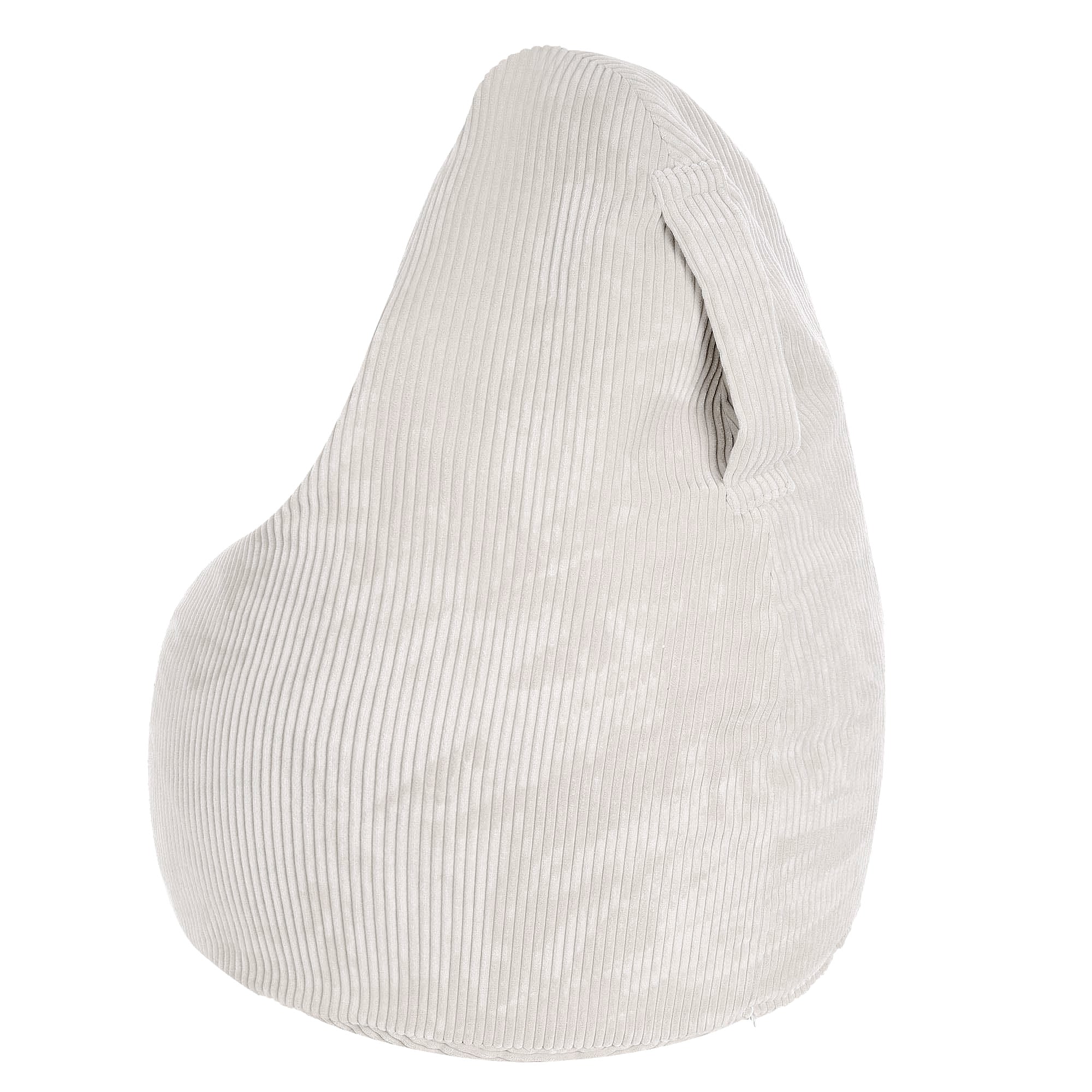 Sedací vak Pearshape Lincoln White Dove-M