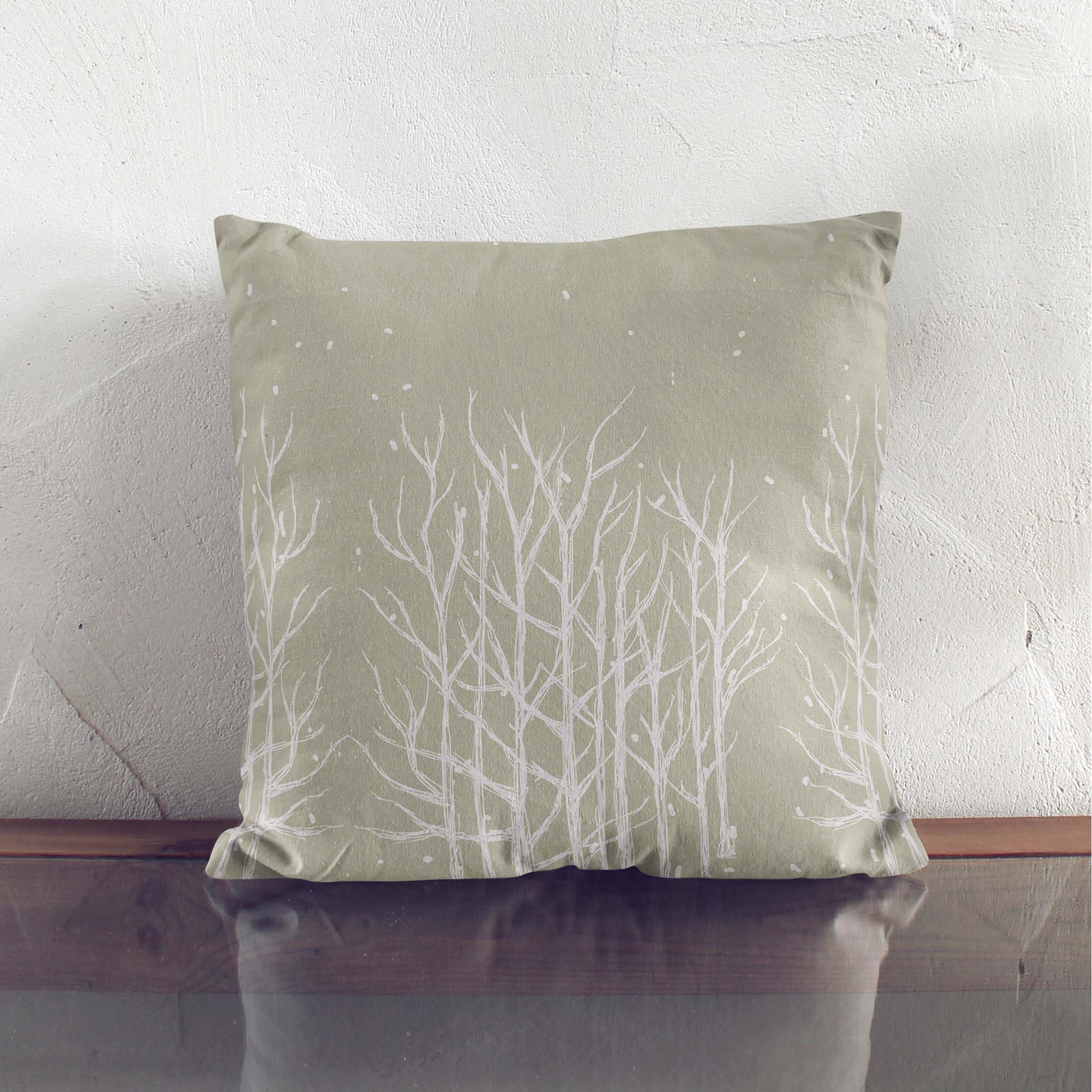 Poduszka White Tree-Velvet