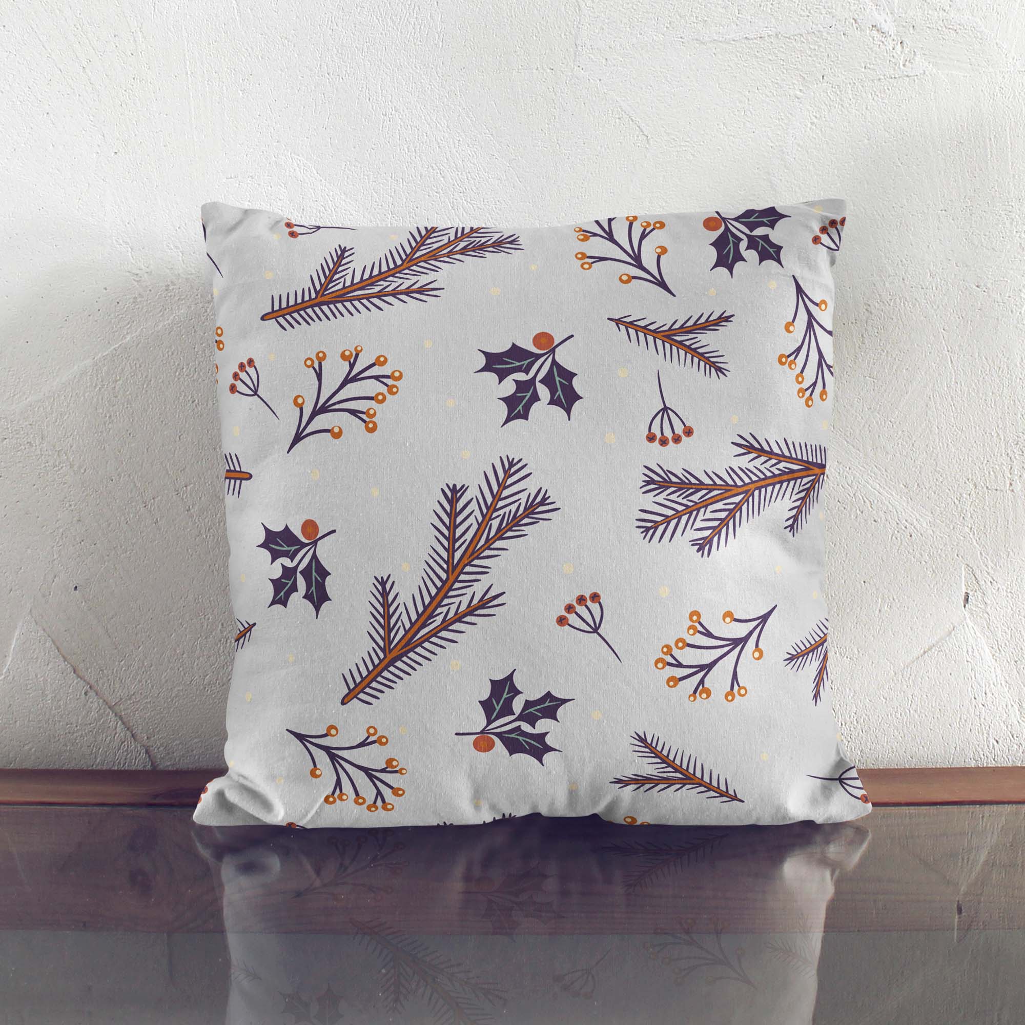 Winter Botanic Pillow