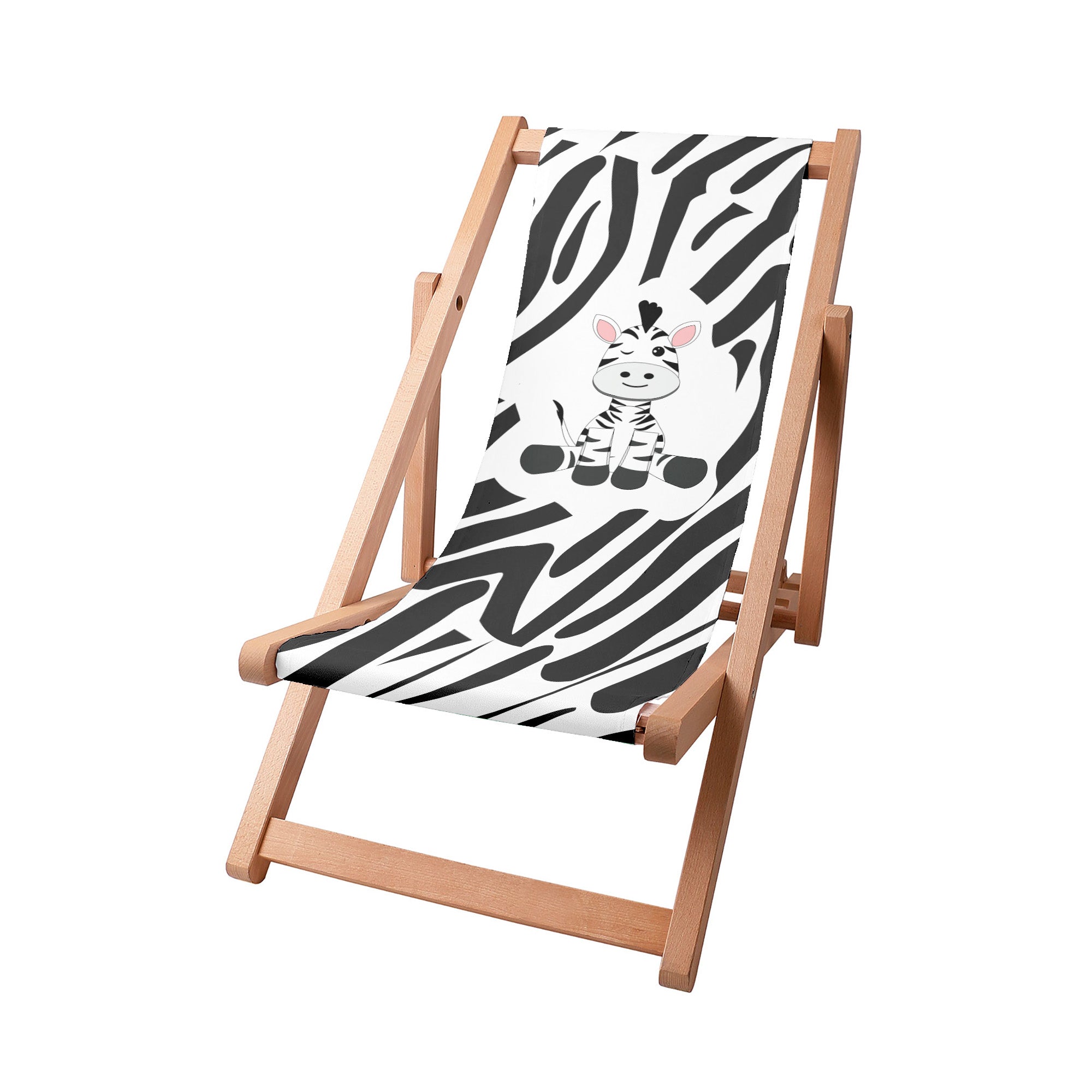 Wooden Deck Chair Zig Zebra