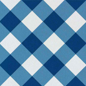 Látka Blue and white check