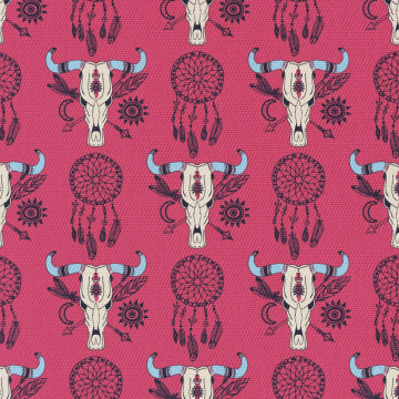 Látka Dreamcatcher on Pink