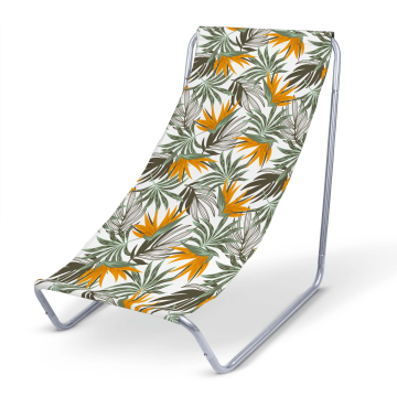 Kovové lehátko Orange Strelizia