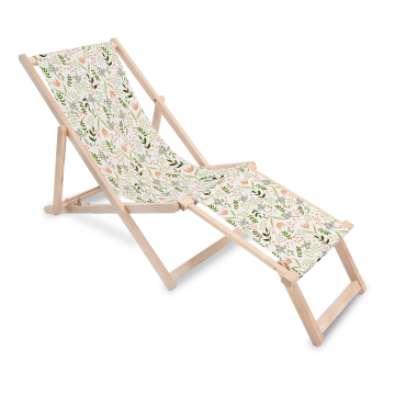 Dřevěné lehátko s podnožkou
 Warm Morning