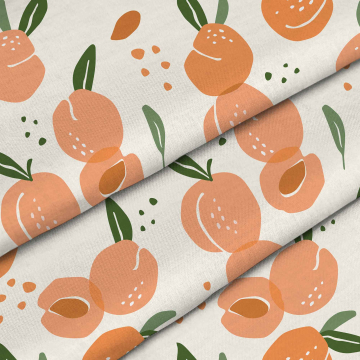 Látka Art Peaches