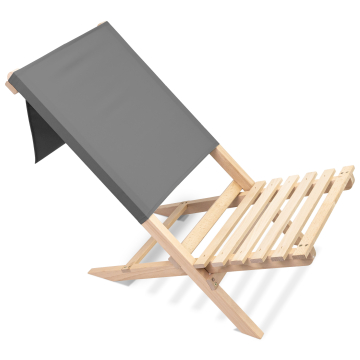 Skládací plážové křeslo Grey