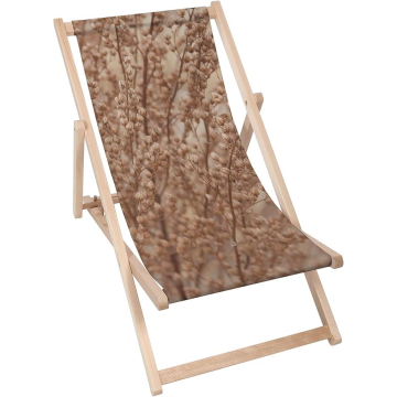Dřevěné plážové lehátko Brown Boho