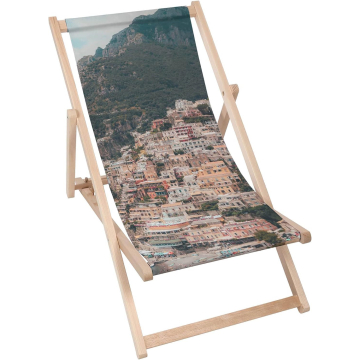 Dřevěné plážové lehátko Amalfi