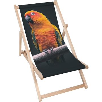 Dřevěné plážové lehátko Parrot