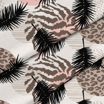 Látka Animal and Tropical Geometric
