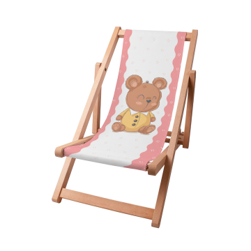 Dřevěné plážové lehátko Bear