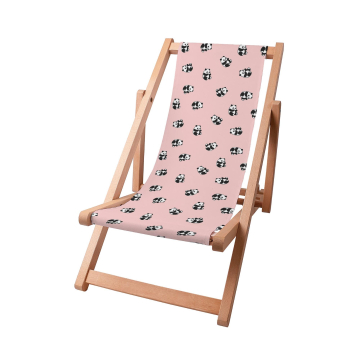 Dřevěné plážové lehátko Panda
