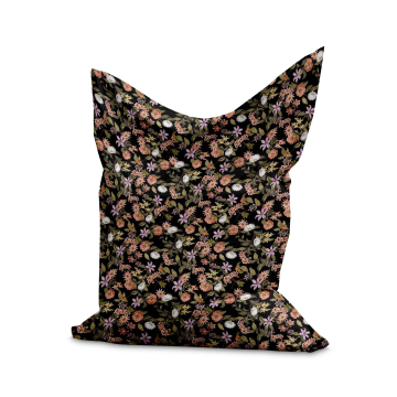 Sedací vak Pillow Dark Jungle Orange