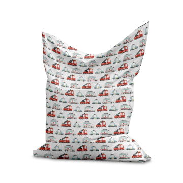 Sedací vak Pillow Emergency Vehicles