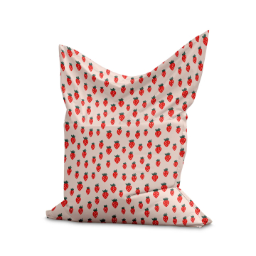 Sedací vak Pillow Strawberry Jam