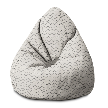 Sedací vak Pearshape Wavy