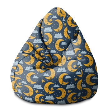 Sedací vak Pearshape Night Sky