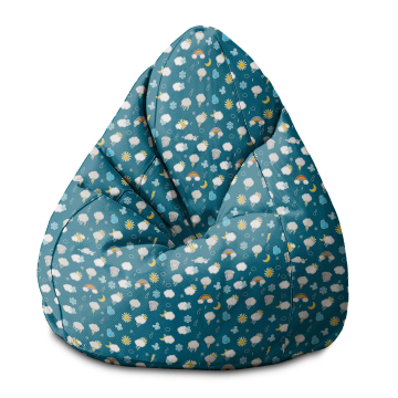 Sedací vak Pearshape Rainy Weather