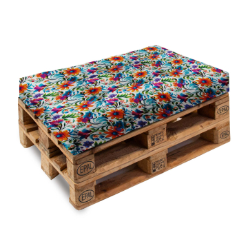 Polštář sedadla z palety Colorful Floral Pattern