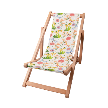 Dřevěné plážové lehátko Garden Happiness