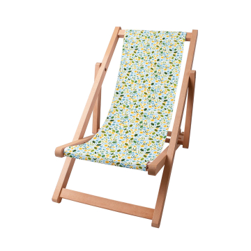 Dřevěné plážové lehátko Forget me not