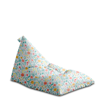 Sedací vak Triangle Floral Adventure