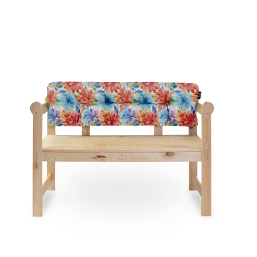 Polštář na opěradlo zahradní lavice Floral Background