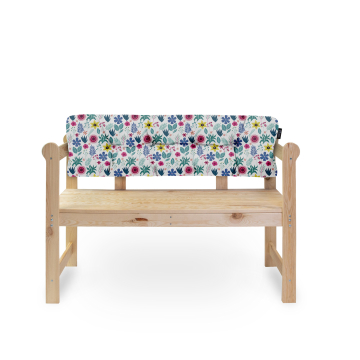 Polštář na opěradlo zahradní lavice Floral Elegance
